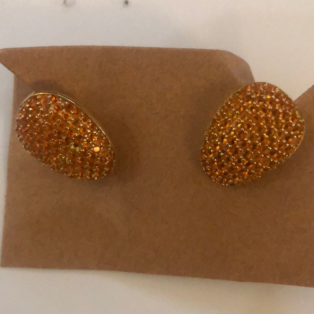 Elegant Gold and Brown Earrings Set All made out of 925 Sterling Silver - Picture 5 of 8